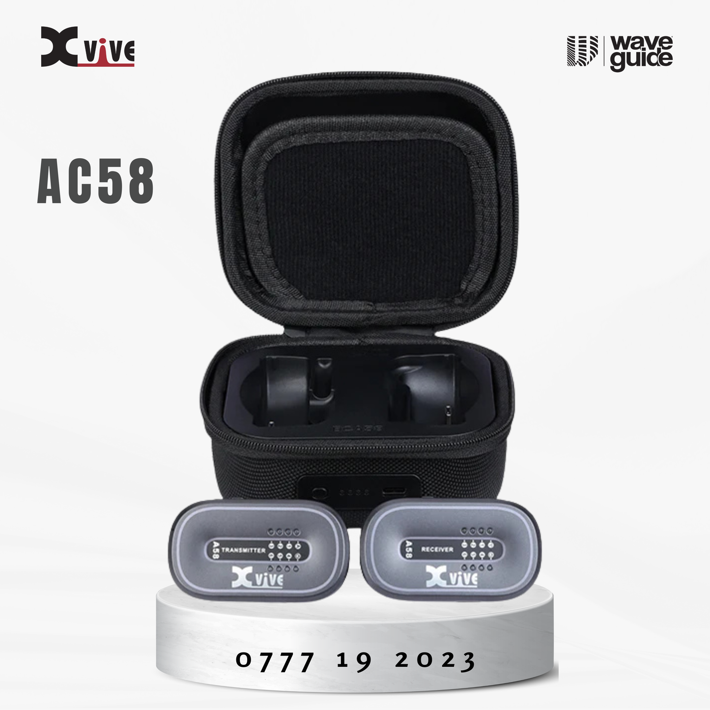 Xvive AC58 Guitar Wireless System & charging case